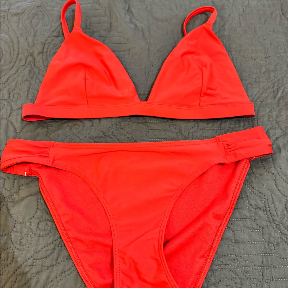Vibrant Red Bikini Set from Hollister